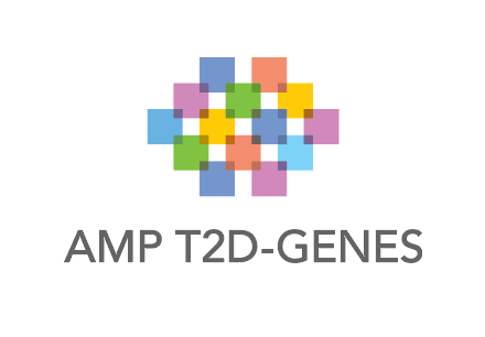 AMP T2D-GENES logo